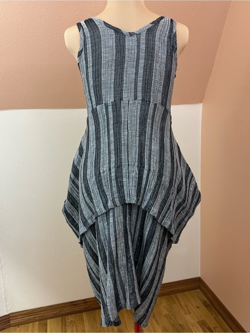 Dress To Kill Jane Mohr Dress ONE SIZE 100% Cotton Crinkle Gauze Lagenlook NWOT - Picture 5 of 13